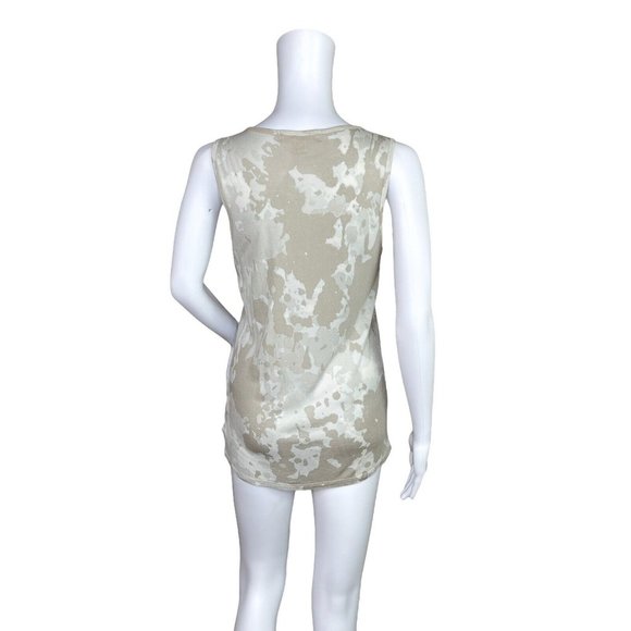 Michael Kors Beige Sequin Tank Sleeveless Top Cami Size Medium - Picture 3 of 6